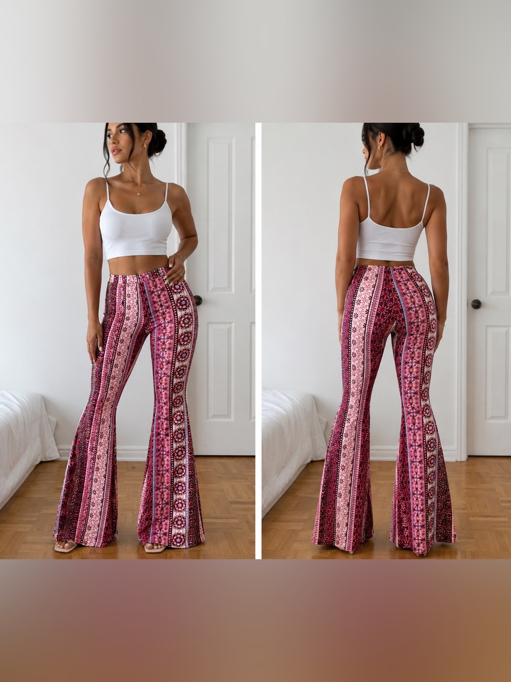 Women’s Stretchy Boho Flare Pants